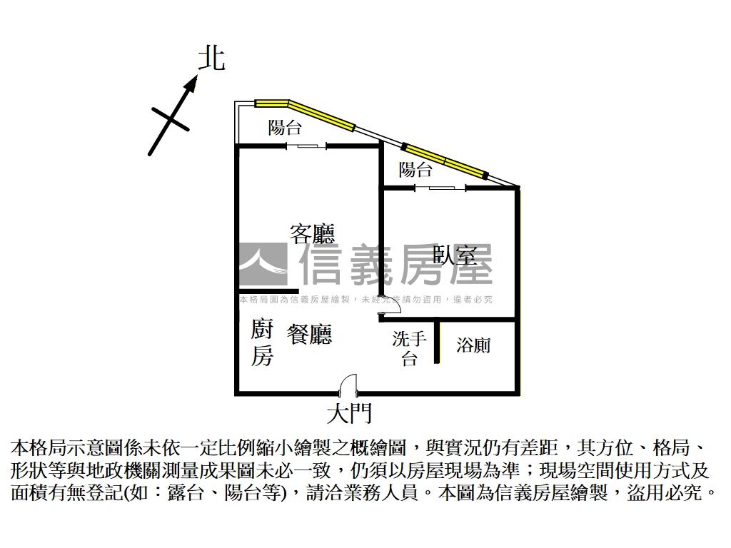 寶城世紀皇家一房一廳房屋室內格局與周邊環境