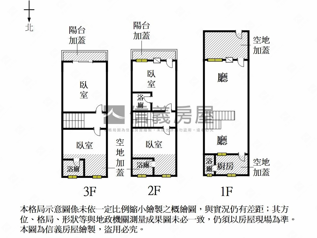 中華商圈陽光美透天房屋室內格局與周邊環境