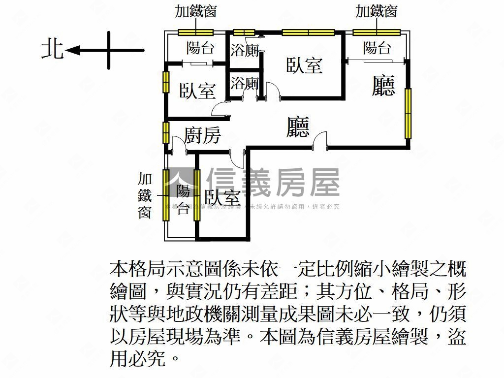 近未來中路車站大三房房屋室內格局與周邊環境