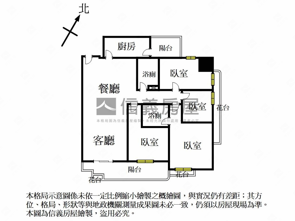 皇家尊榮大四房平面車位房屋室內格局與周邊環境