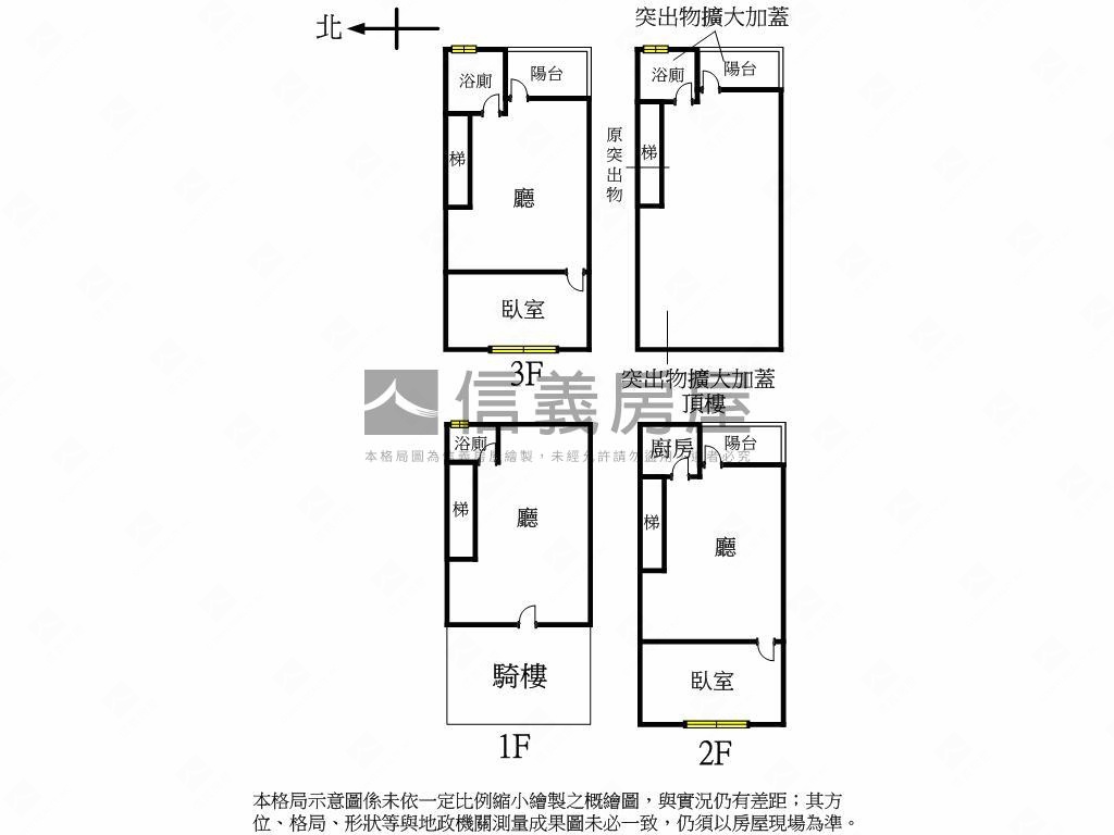 近宜蘭火車站夜市店辦住Ｂ房屋室內格局與周邊環境