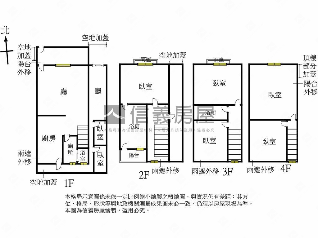 震後邊間●大地坪美透天房屋室內格局與周邊環境