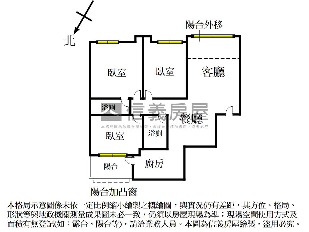 板南線福利國三房車位房屋室內格局與周邊環境