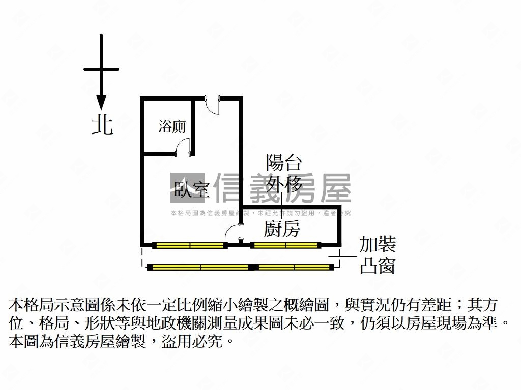 近北市福德套房房屋室內格局與周邊環境