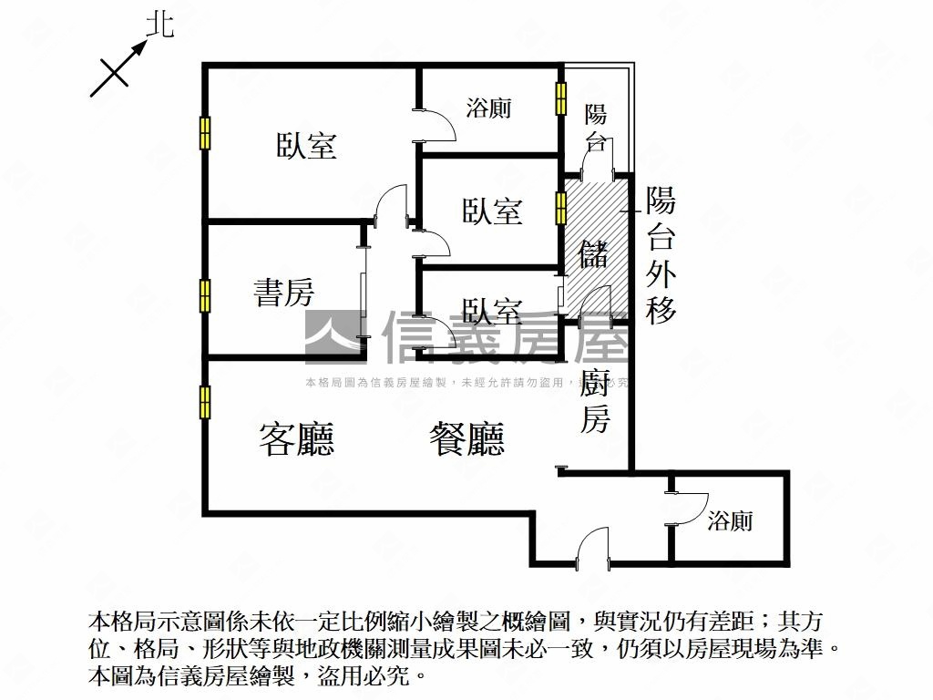 次頂樓北區優質四房雙車房屋室內格局與周邊環境