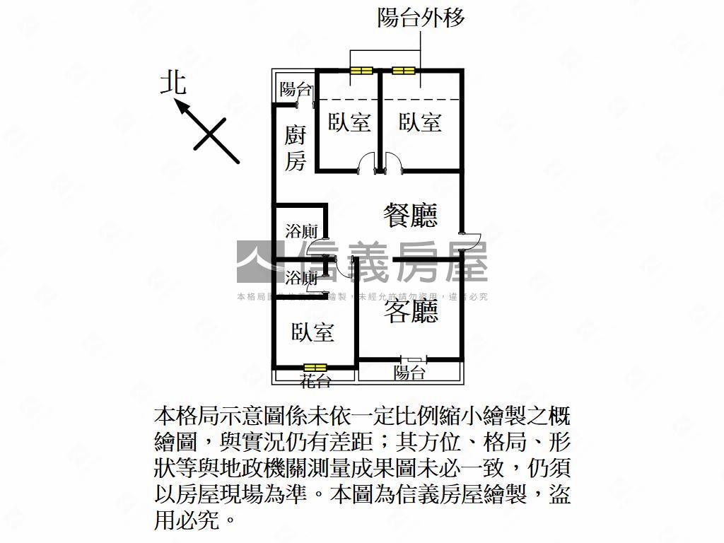 近楊梅交流道採光讚３房房屋室內格局與周邊環境