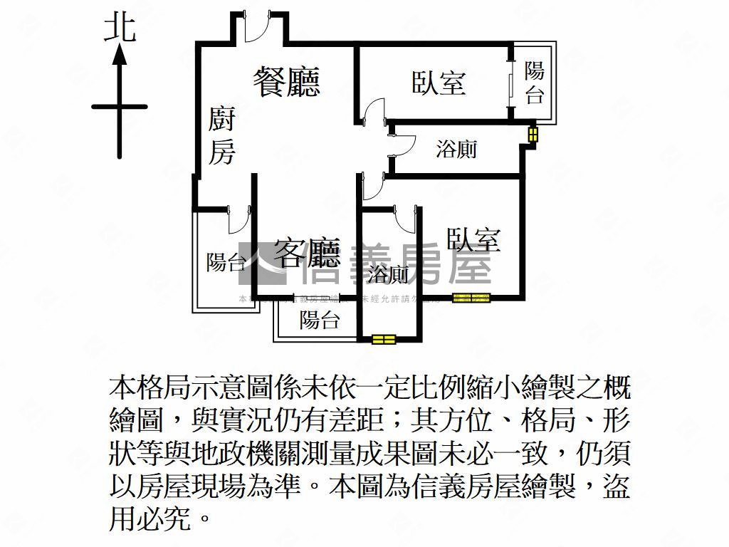 新世界２房雙衛＋車位房屋室內格局與周邊環境