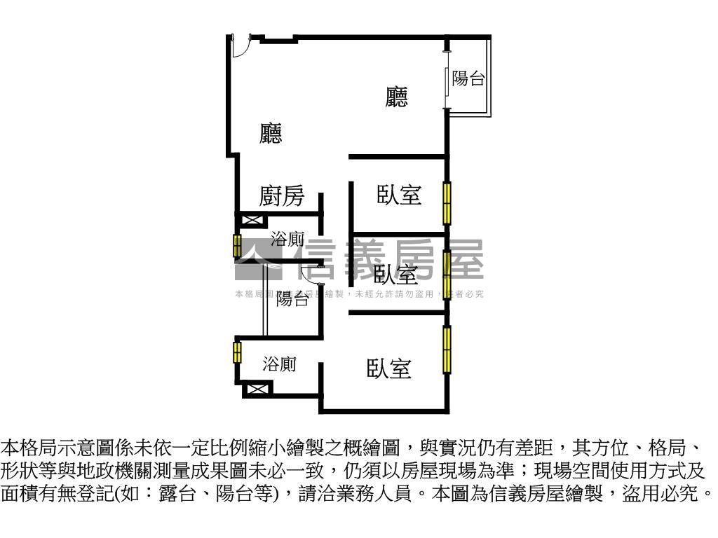 鴻柏鴻萃Ｃ棟３樓房屋室內格局與周邊環境