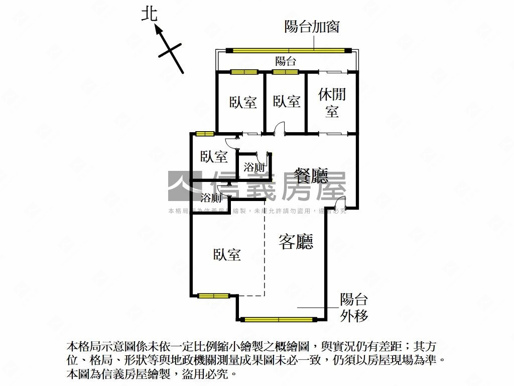 專任！信義區捷運四房電梯房屋室內格局與周邊環境