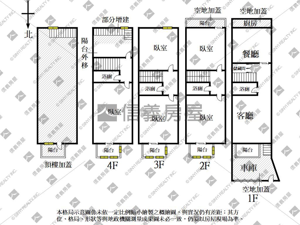 近美術館內惟車墅房屋室內格局與周邊環境