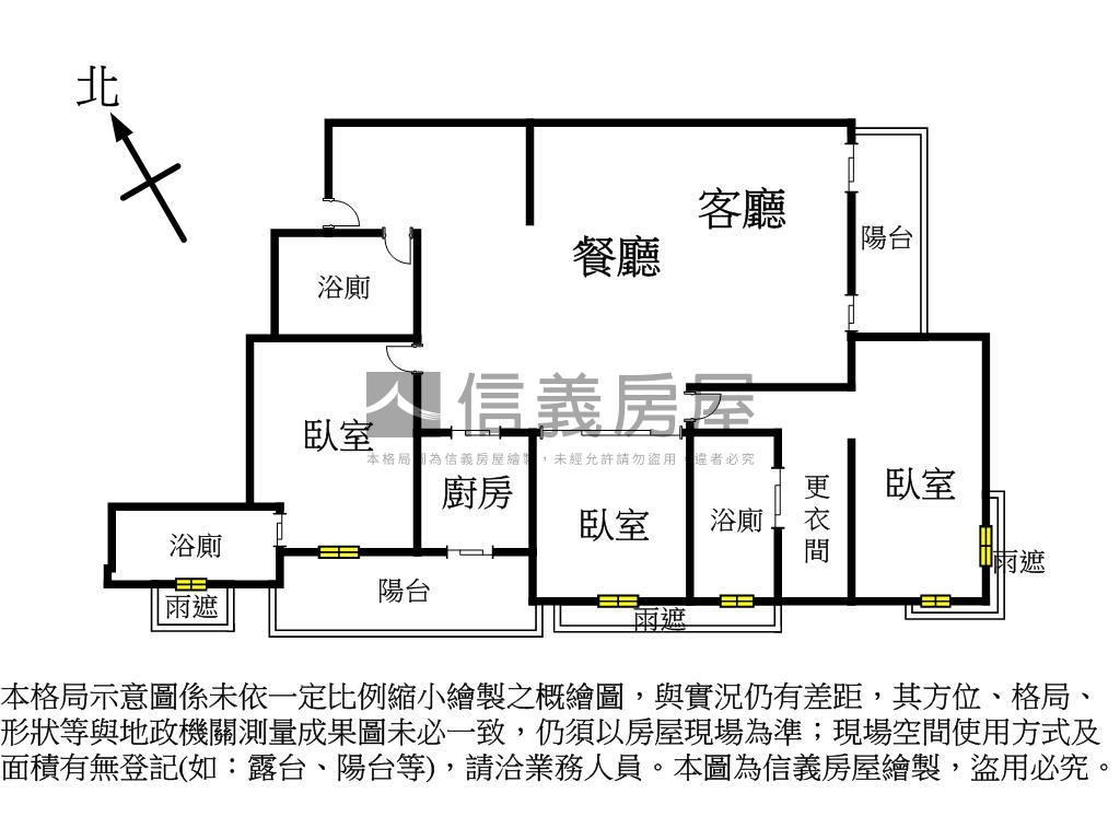 由鉅大謙面樹海宅邸房屋室內格局與周邊環境