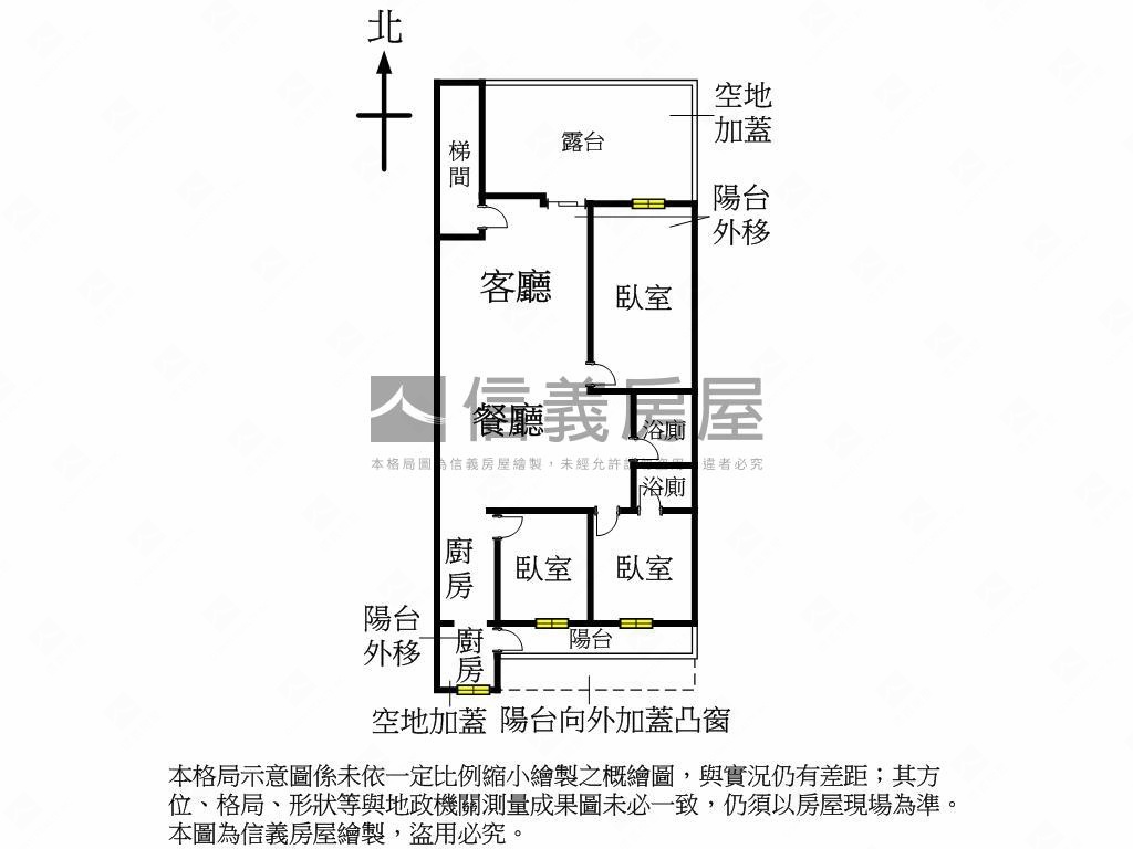 誠售＊榮星方正明亮寓房屋室內格局與周邊環境