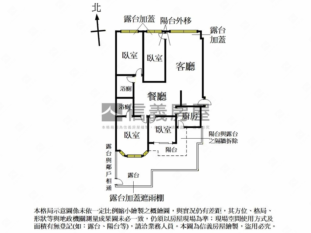 塔城龍門．面公園露台戶Ａ房屋室內格局與周邊環境