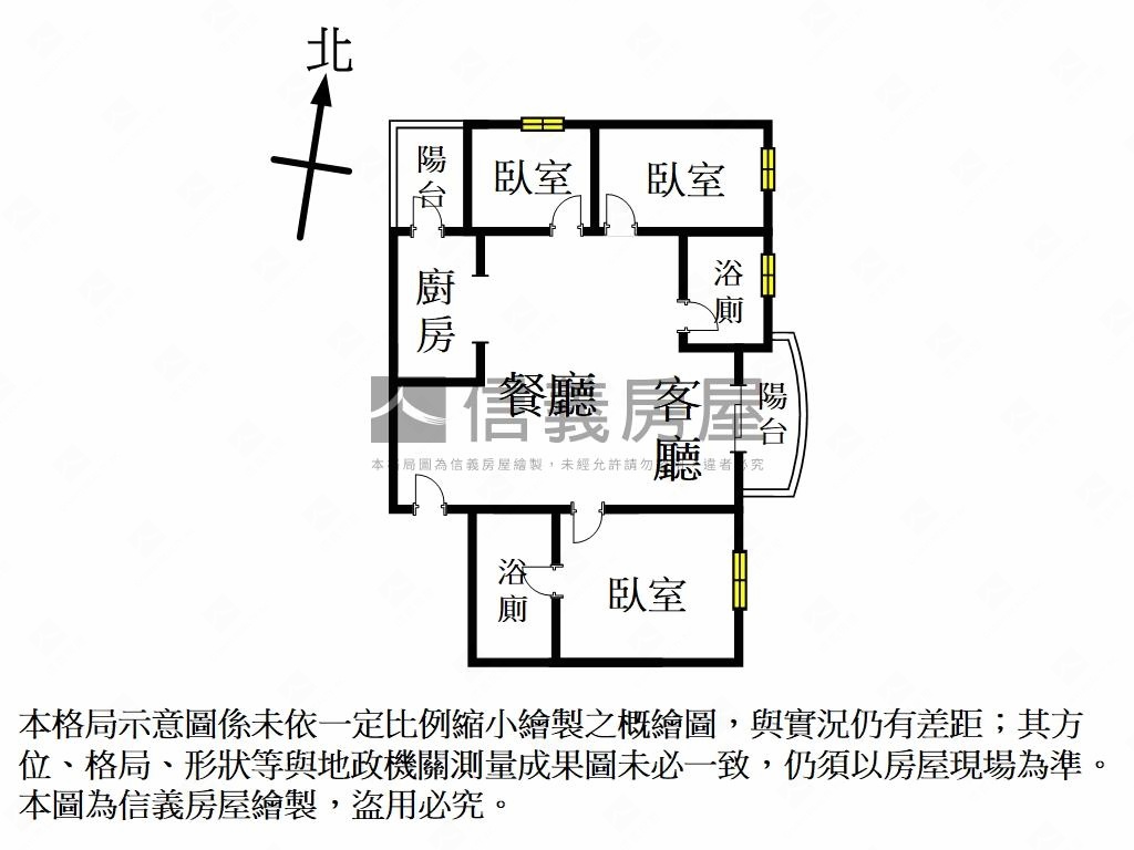 鼎藏璞麗成家方正三房車位房屋室內格局與周邊環境