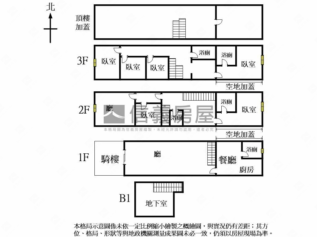 近華美街停車場透店房屋室內格局與周邊環境