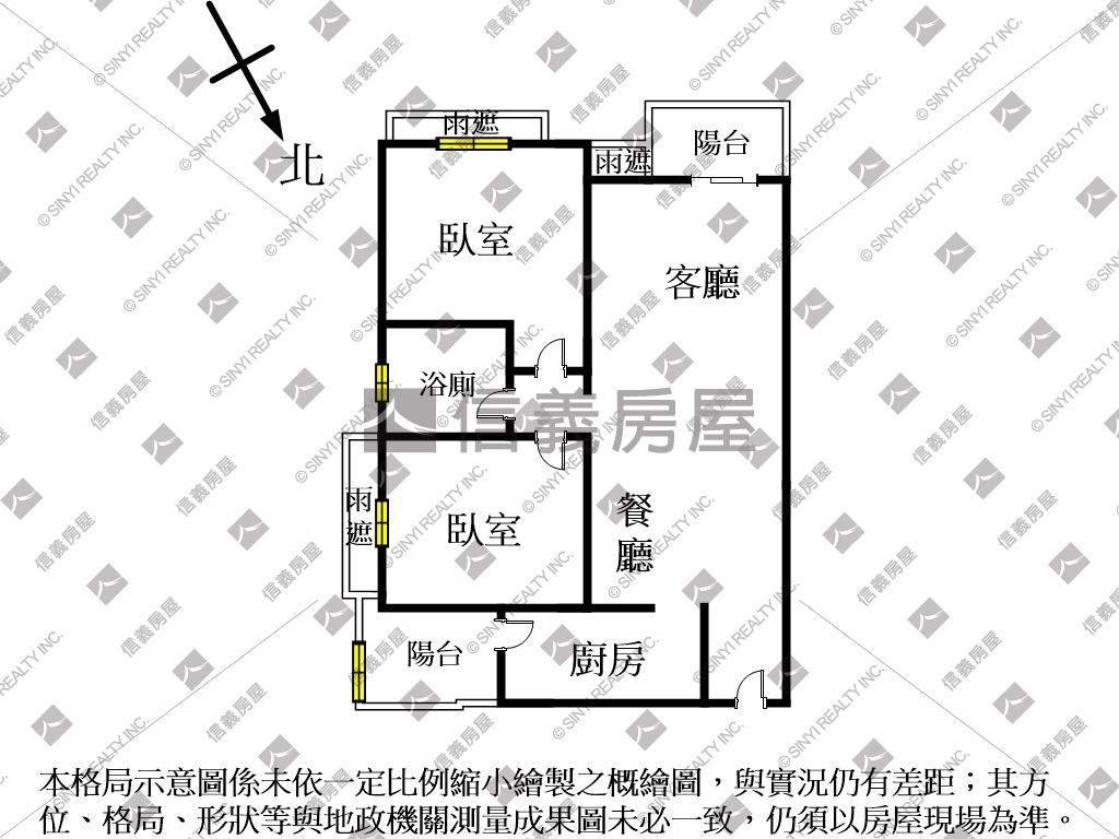 佳河·前後陽台衛浴開窗房屋室內格局與周邊環境