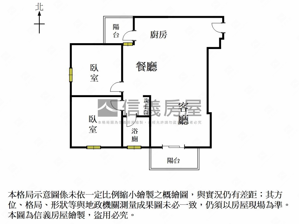 近平實朝南景觀明亮夢想屋房屋室內格局與周邊環境