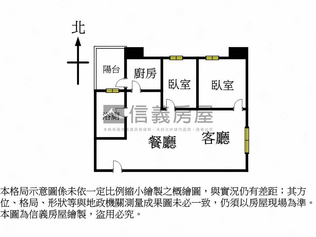 國美大奇經典２房房屋室內格局與周邊環境