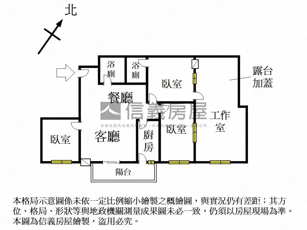 中清路旁～龍邦鳳翔～三房房屋室內格局與周邊環境