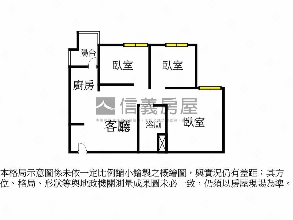 坤悅心里程三房附車位房屋室內格局與周邊環境