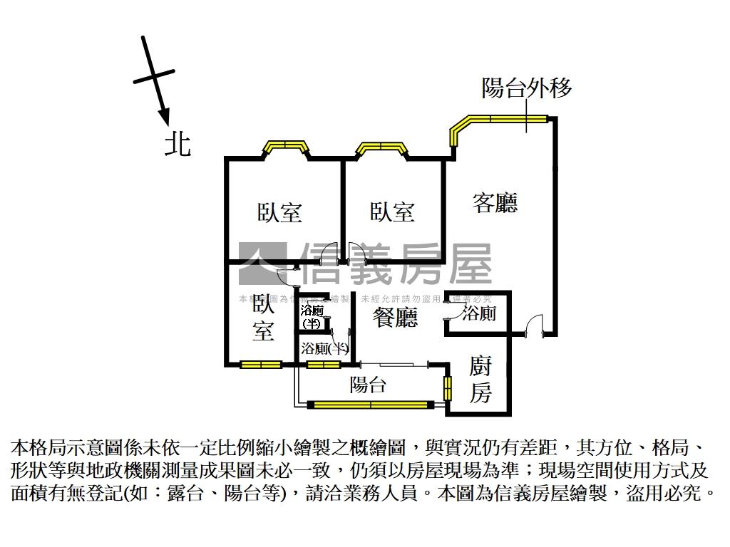 電梯景觀三房（地上權）房屋室內格局與周邊環境