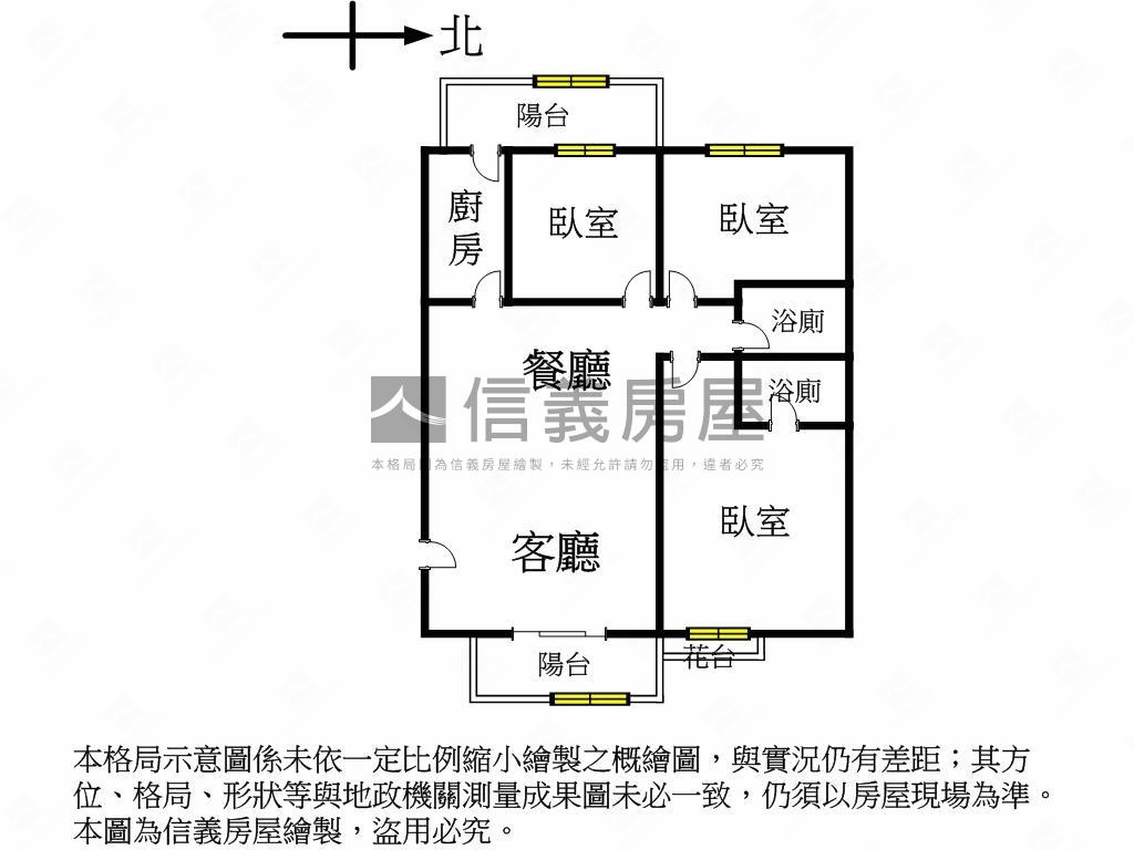 浪漫都心三房房屋室內格局與周邊環境