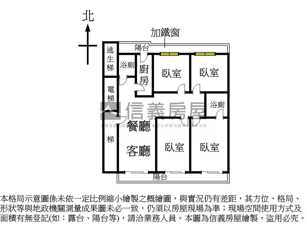 信義安和靜巷朝南優質美廈房屋室內格局與周邊環境
