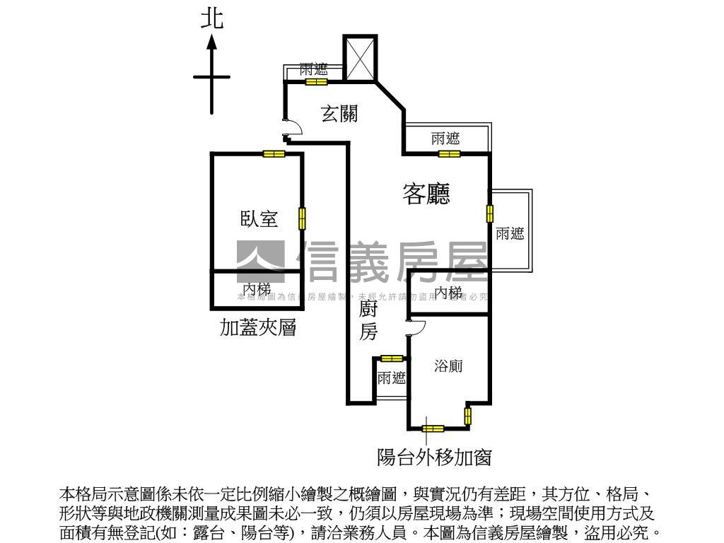 美景邊間挑高套房房屋室內格局與周邊環境