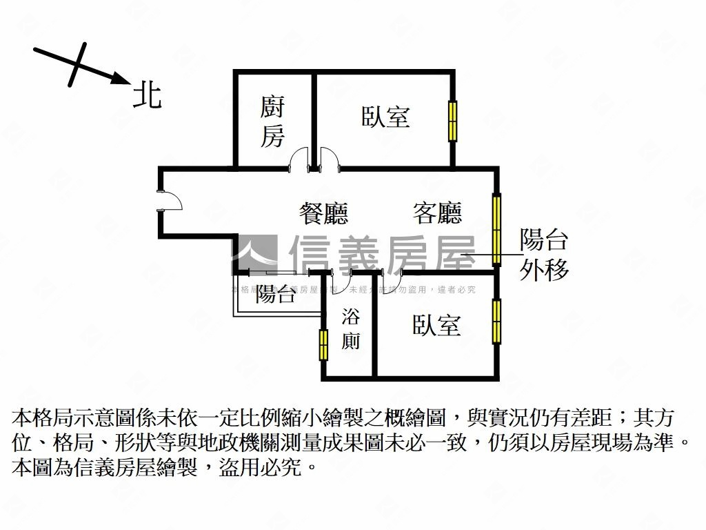 近巨城兩房有車位房屋室內格局與周邊環境