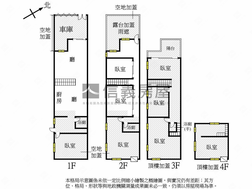 近高科大活巷車庫透天房屋室內格局與周邊環境