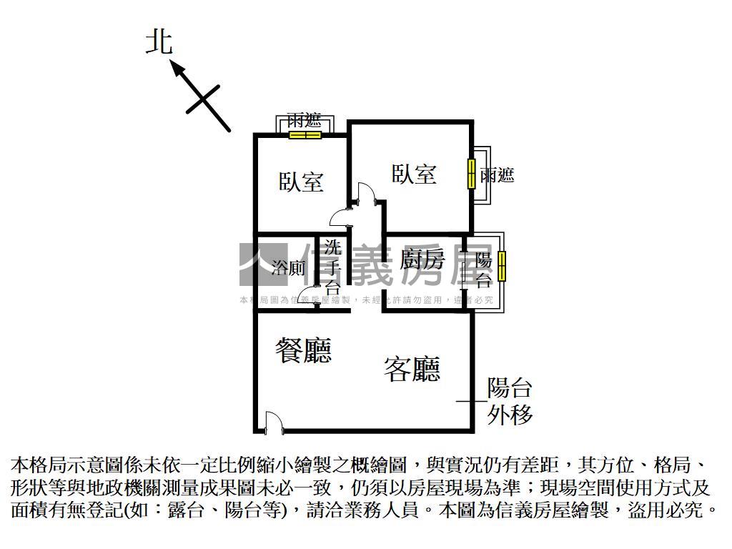 中國醫溫馨裝潢二房平車房屋室內格局與周邊環境
