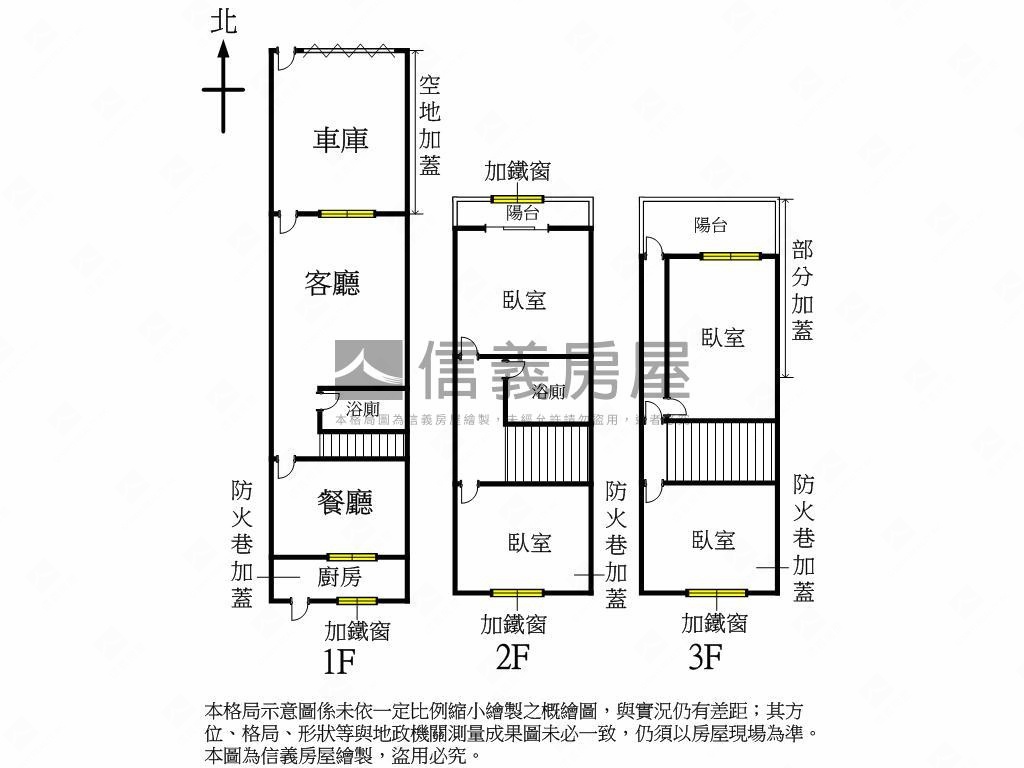 稀有近員林國中車庫透天房屋室內格局與周邊環境