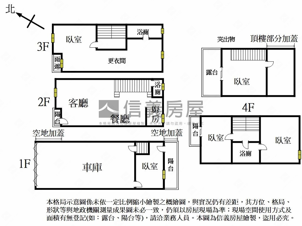 一點利旁約２２年車庫別墅房屋室內格局與周邊環境