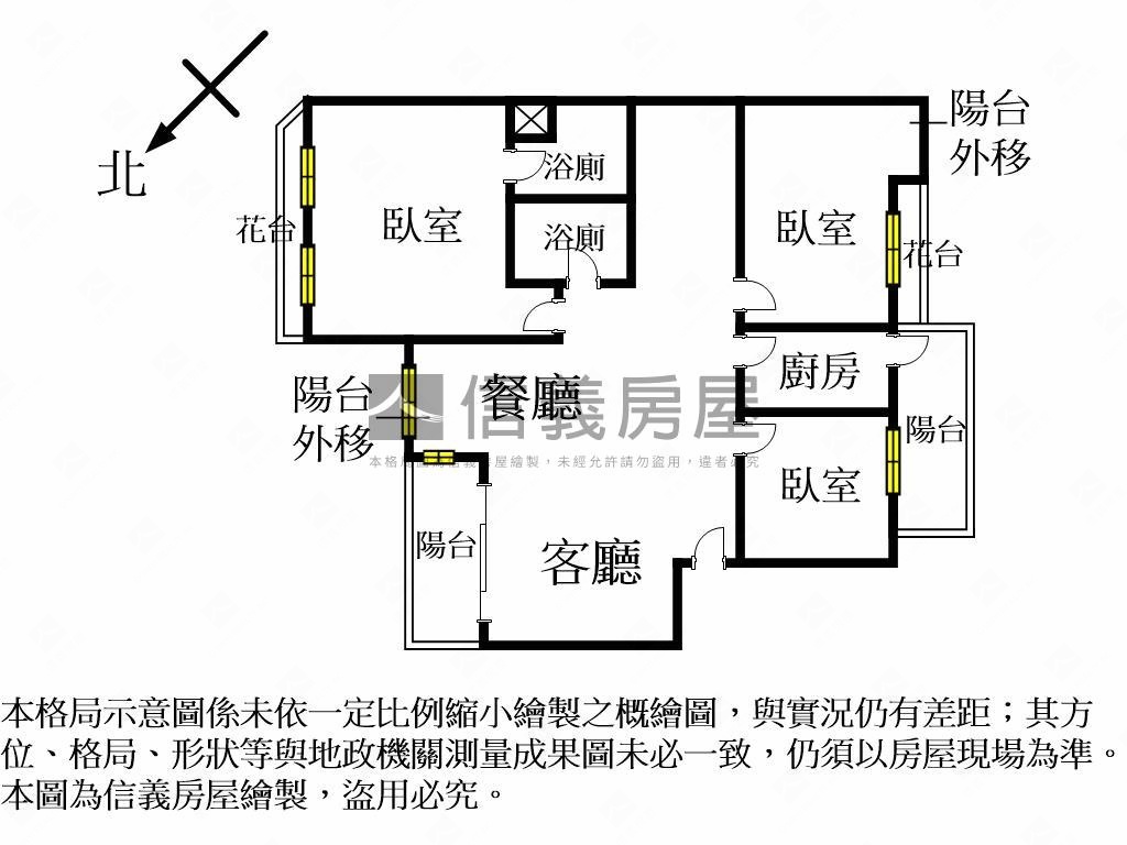 面大墩國小美視野三房車位房屋室內格局與周邊環境