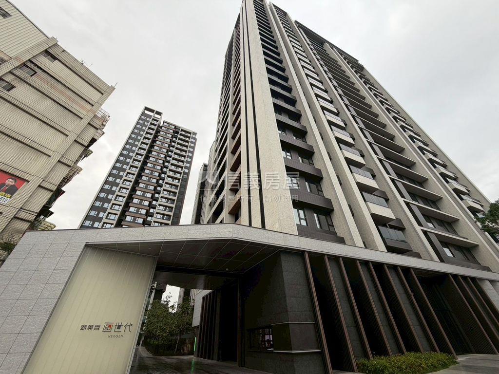 新美齊三房車位次高樓房屋室內格局與周邊環境