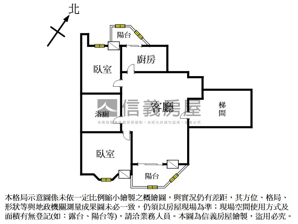 低總價電梯兩房房屋室內格局與周邊環境