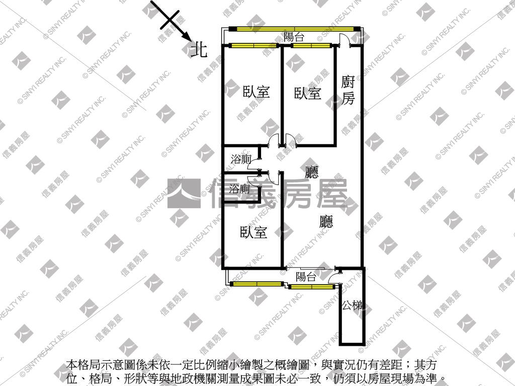 中山國中景觀美妝黃金三樓房屋室內格局與周邊環境