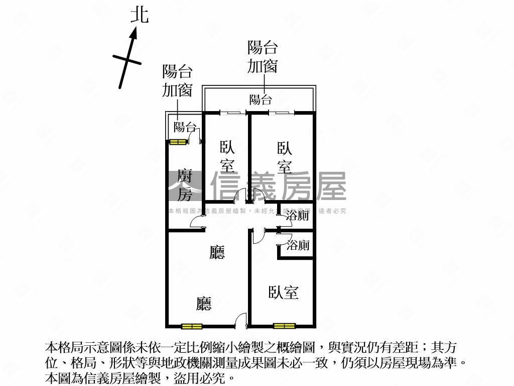 近大里國小質感三房房屋室內格局與周邊環境