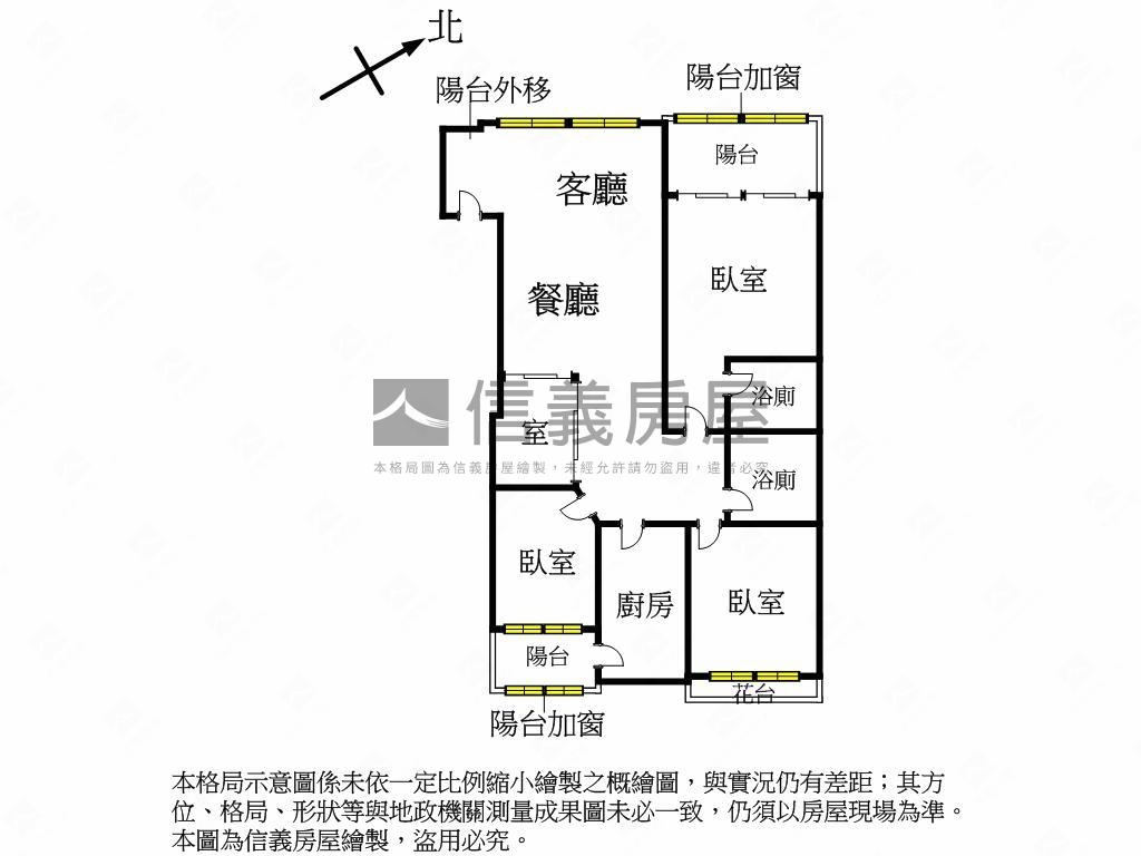專任坤山凱旋附平面車位房屋室內格局與周邊環境