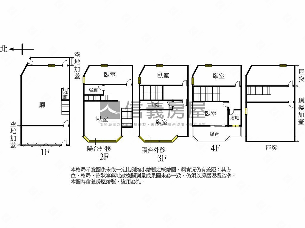 西區重新整理透天房屋室內格局與周邊環境
