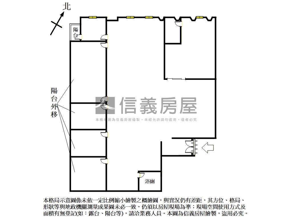 湯城好運辮公室房屋室內格局與周邊環境