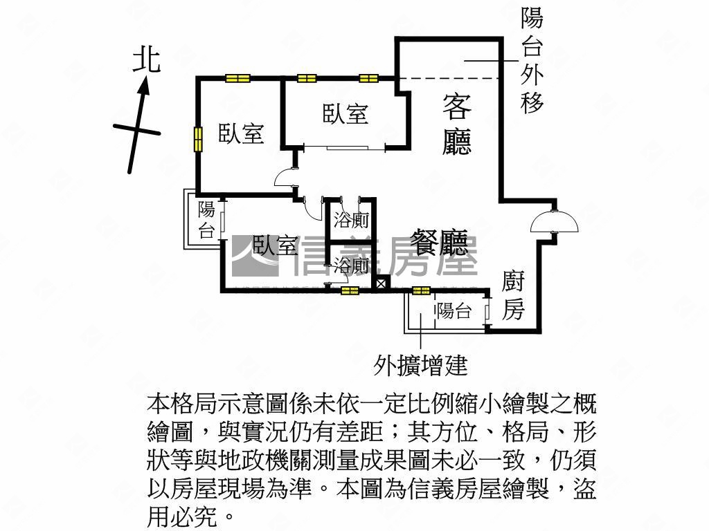 近未來捷運高樓美景大三房房屋室內格局與周邊環境