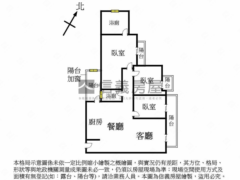 帝璟謙和～３房平面車位房屋室內格局與周邊環境