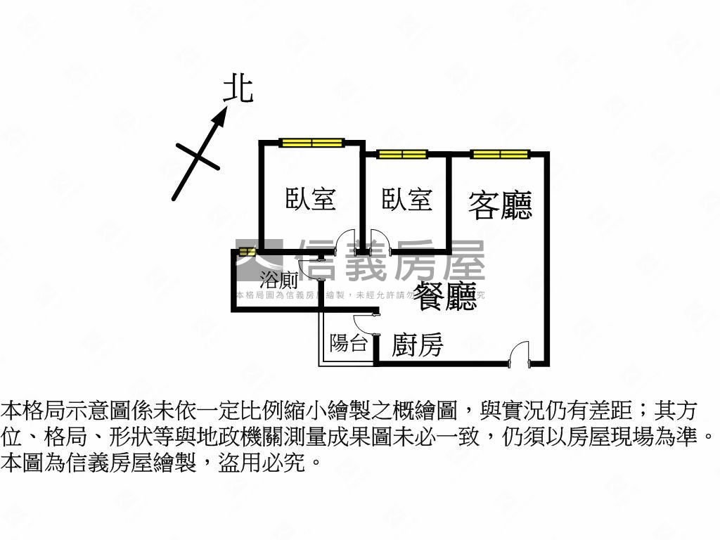 近中山醫雙鐵共構兩房平車房屋室內格局與周邊環境
