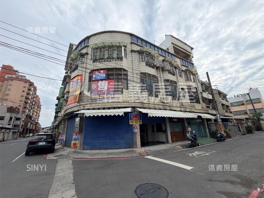 空軍官校協德街上三角窗房屋室內格局與周邊環境