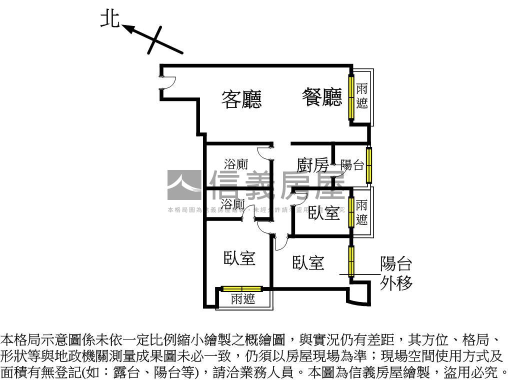 汐止１０１美妝３房車位房屋室內格局與周邊環境
