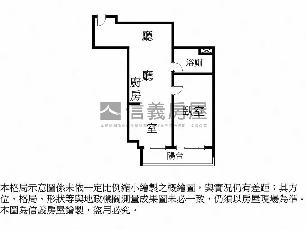 市政高樓質感１＋１室美宅房屋室內格局與周邊環境