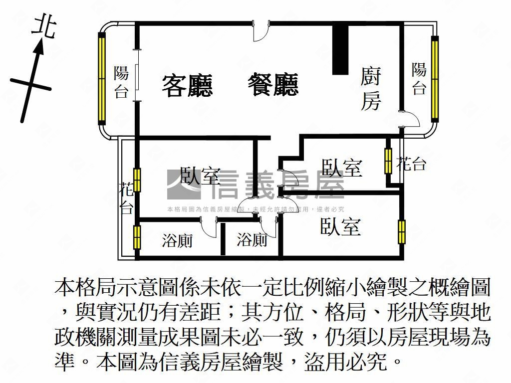 國泰國家都會三房車位房屋室內格局與周邊環境