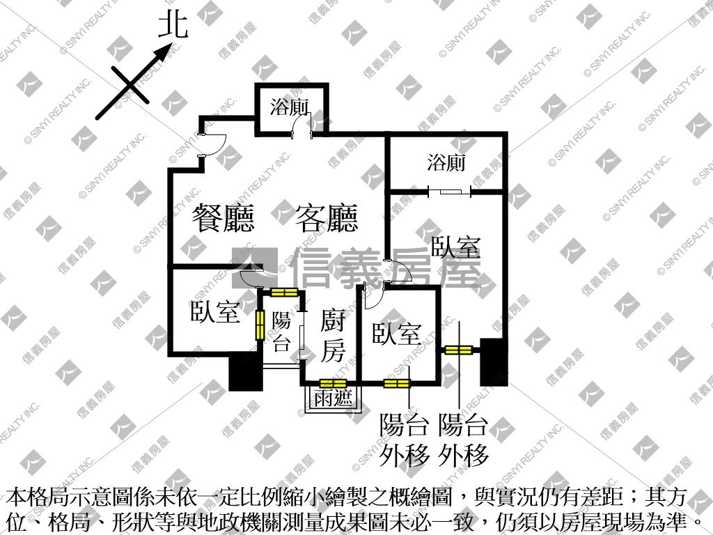 專任甲山林優質三房車位房屋室內格局與周邊環境