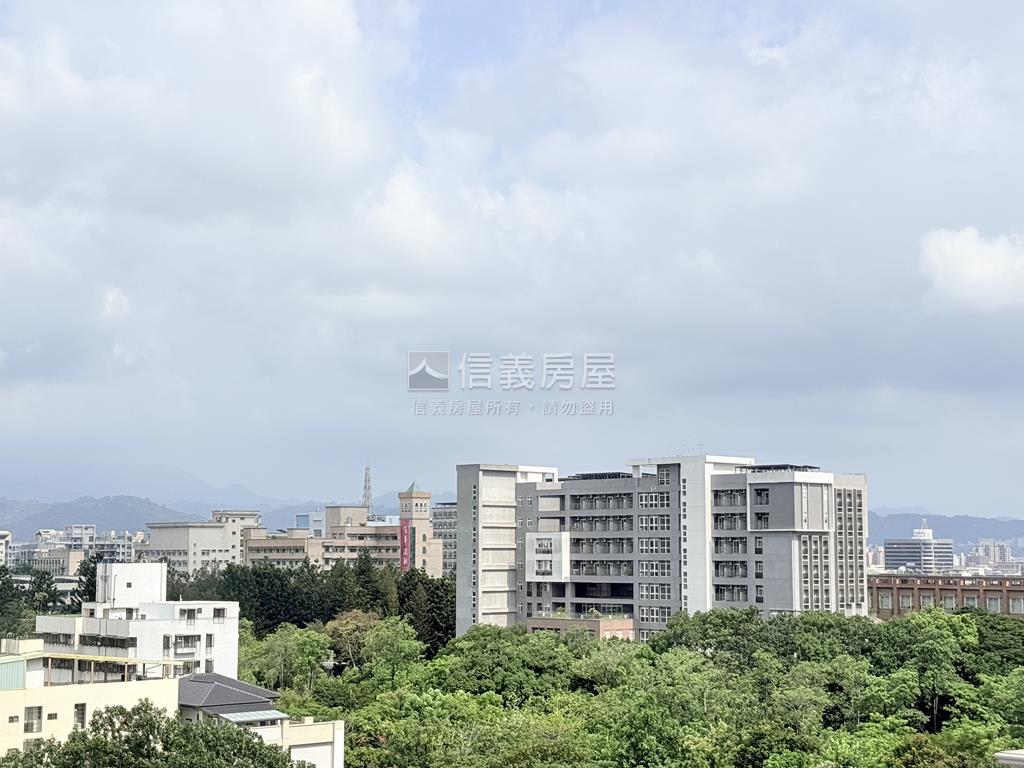 興大翡儷四房雙平車合併戶房屋室內格局與周邊環境